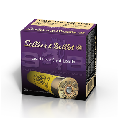 Sellier & Bellot 20/67,5 Steel Shot 24 g 2,54 mm 25 kpl/rs