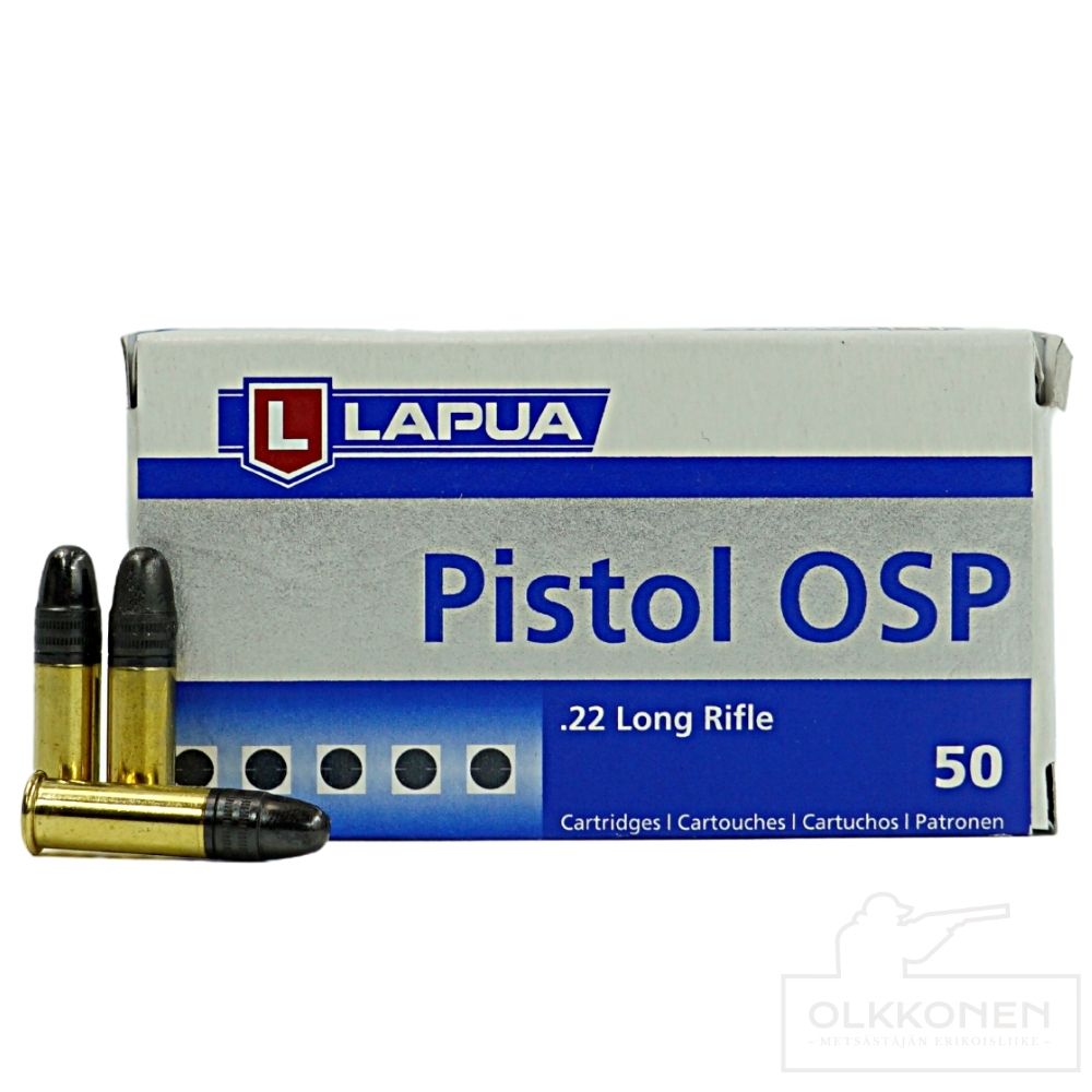 Lapua Pistol OSP .22Lr patruuna  50kpl/rs 280 m/s                                                             