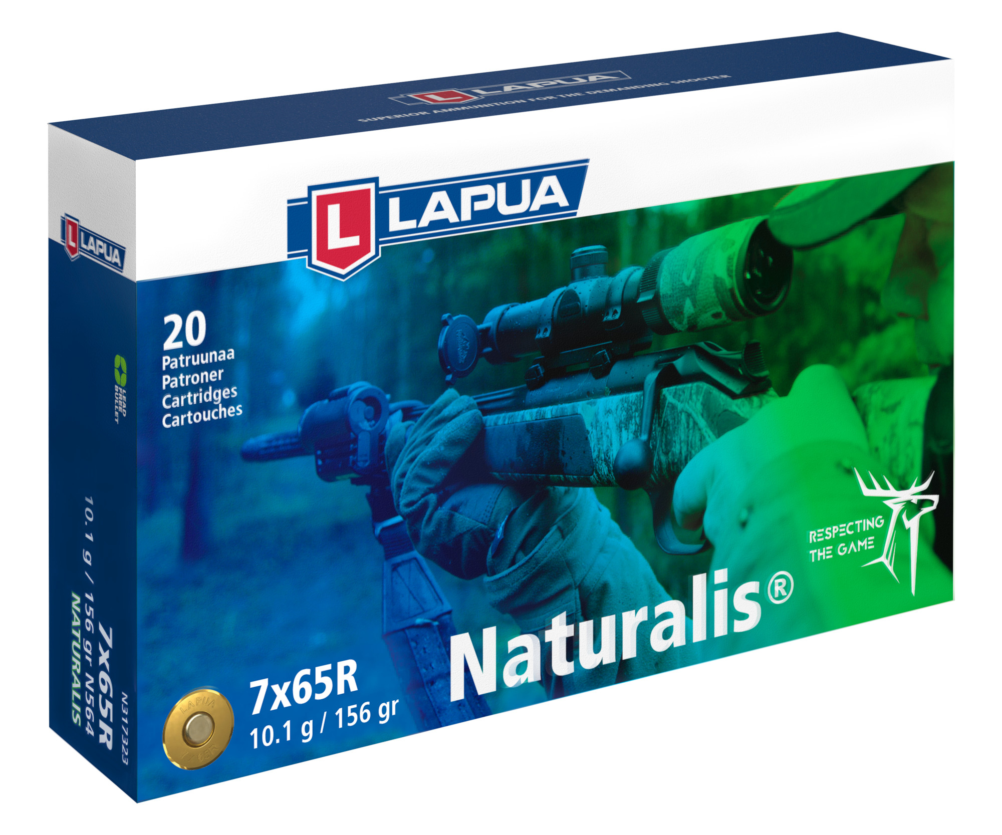 Lapua 7x65R Naturalis 10,1g N564 20kpl/rs