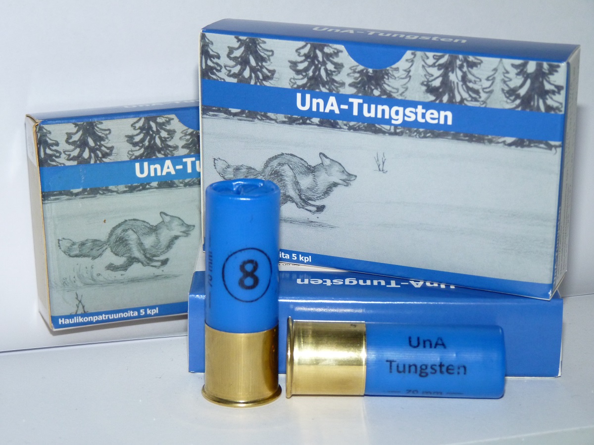 UnA-Tungsten patruuna 12/70 32g  5kpl/rs 