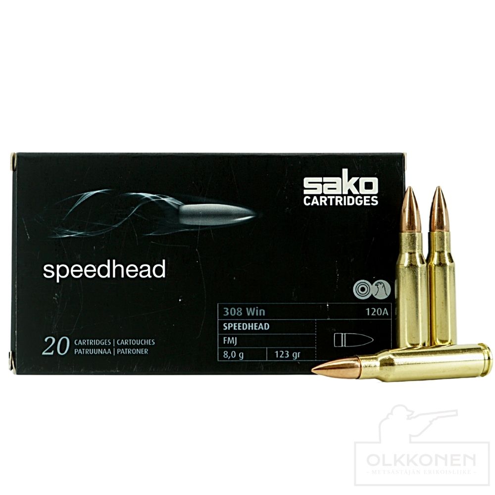Sako .308 Win Speedhead 8g FMJ  20kpl/rs 