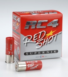 RC4 Red Shot Supernickel 12/70 24g 7,5/2,4mm patruuna 25kpl/rs 