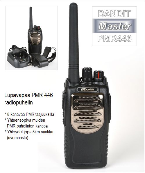 Bandit Master PMR 446 radiopuhelin