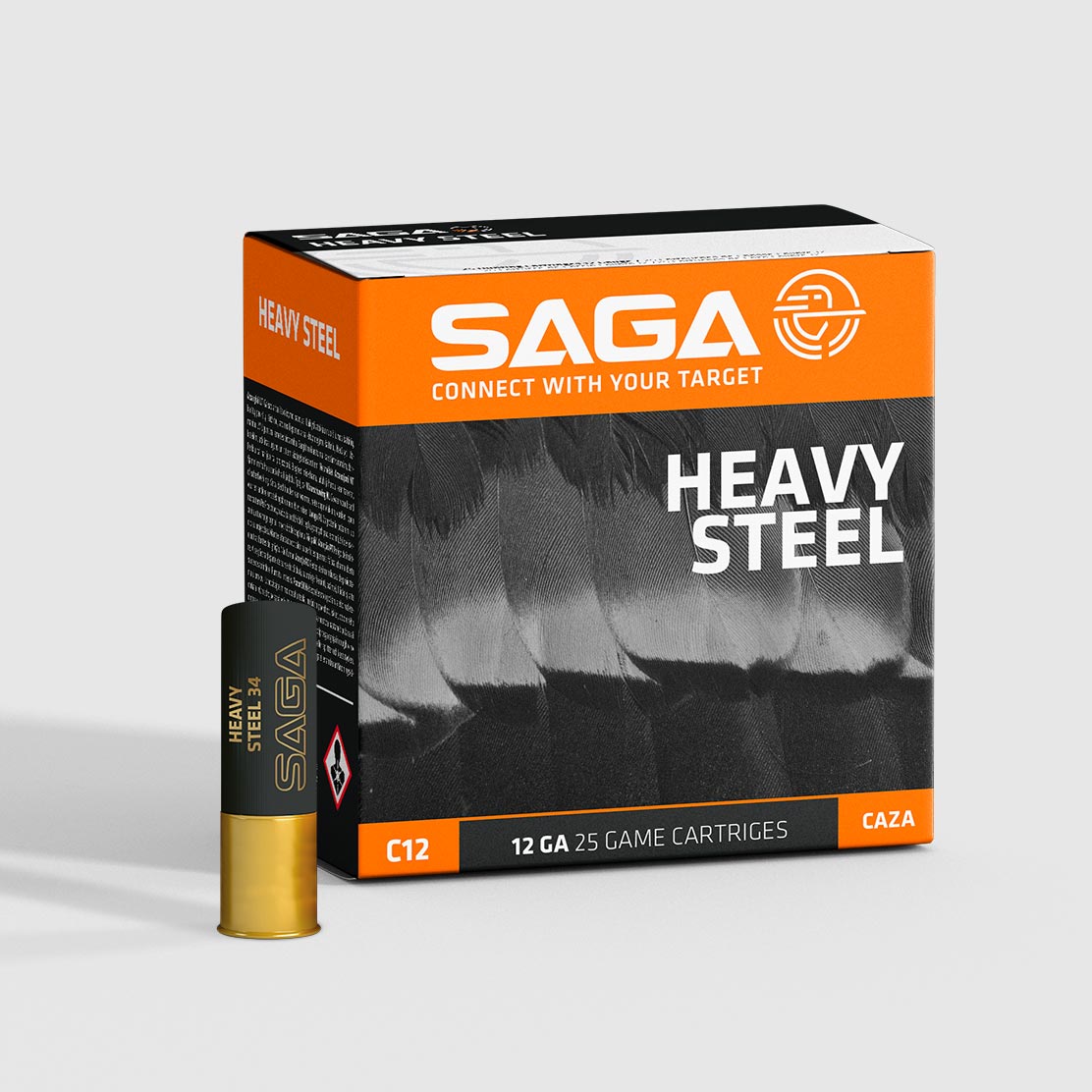 Saga Steel Heavy 12/70 34 g 3,25 mm 25 kpl/rs