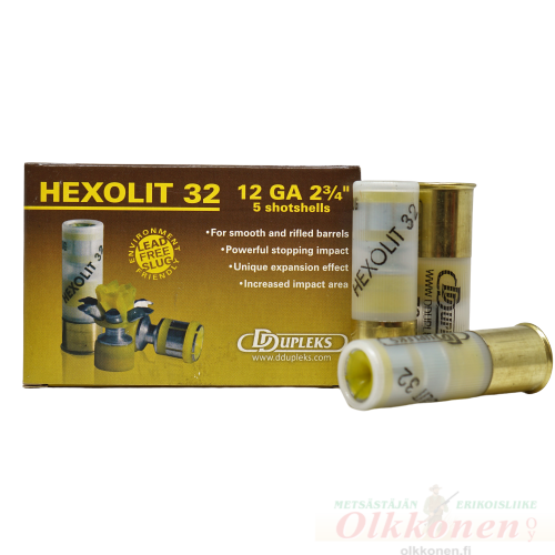 DDupleks Hexolit 32g täyteinen 12/70 5kpl/rs                                                                  