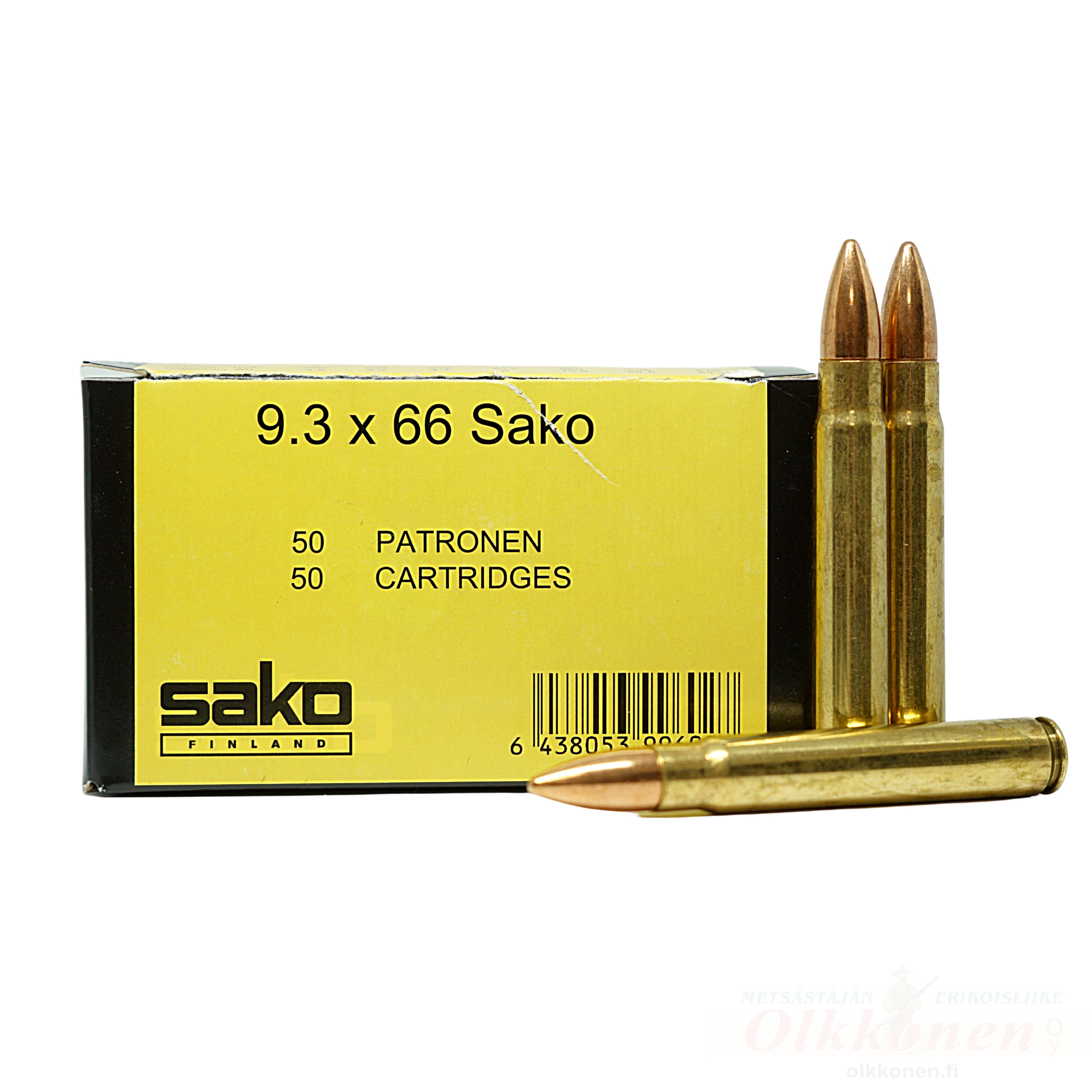 Sako Range 9,3X66 FMJ 15g                                                                                        
