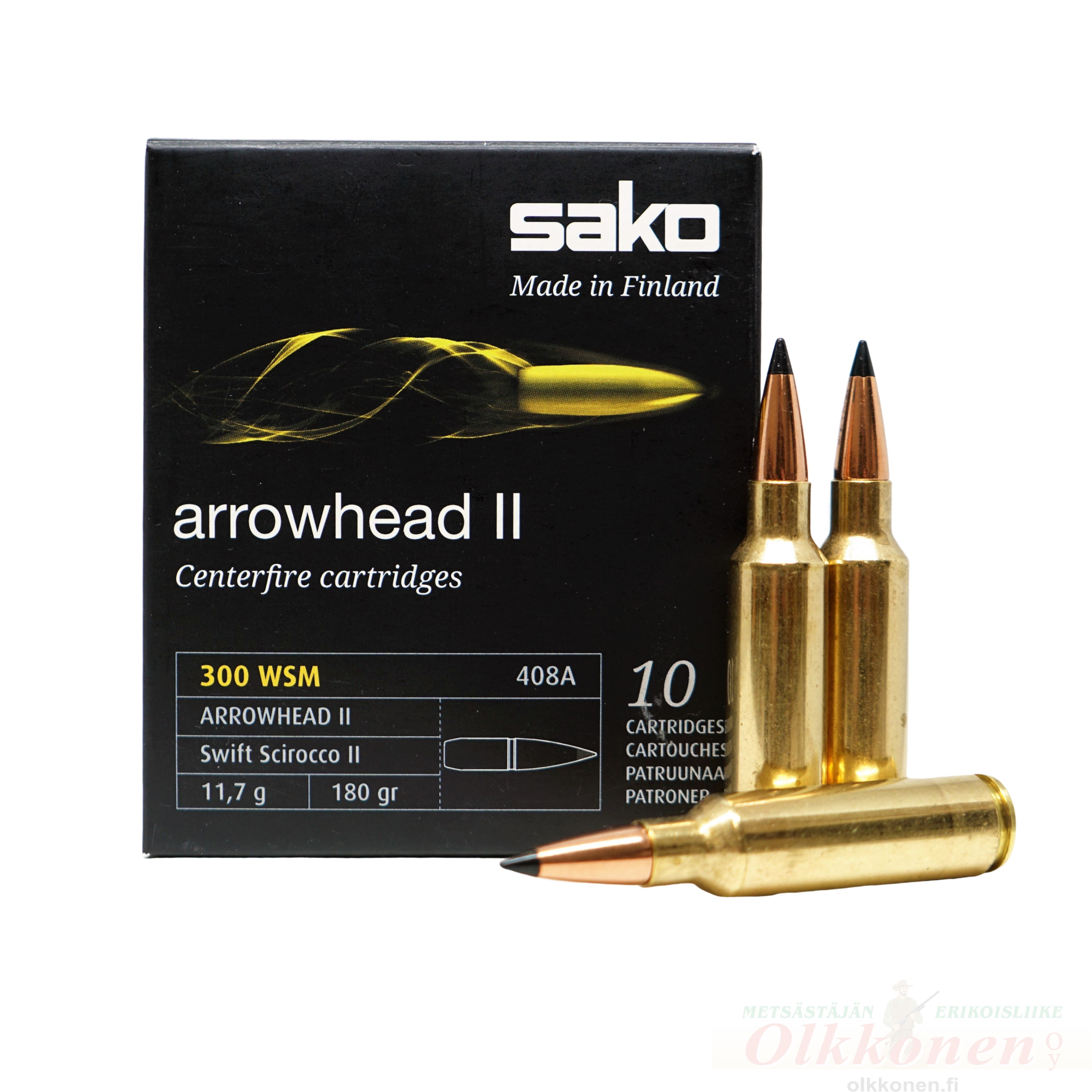Sako 300 WSM 11,7g Arrowhead 10 kpl/rs