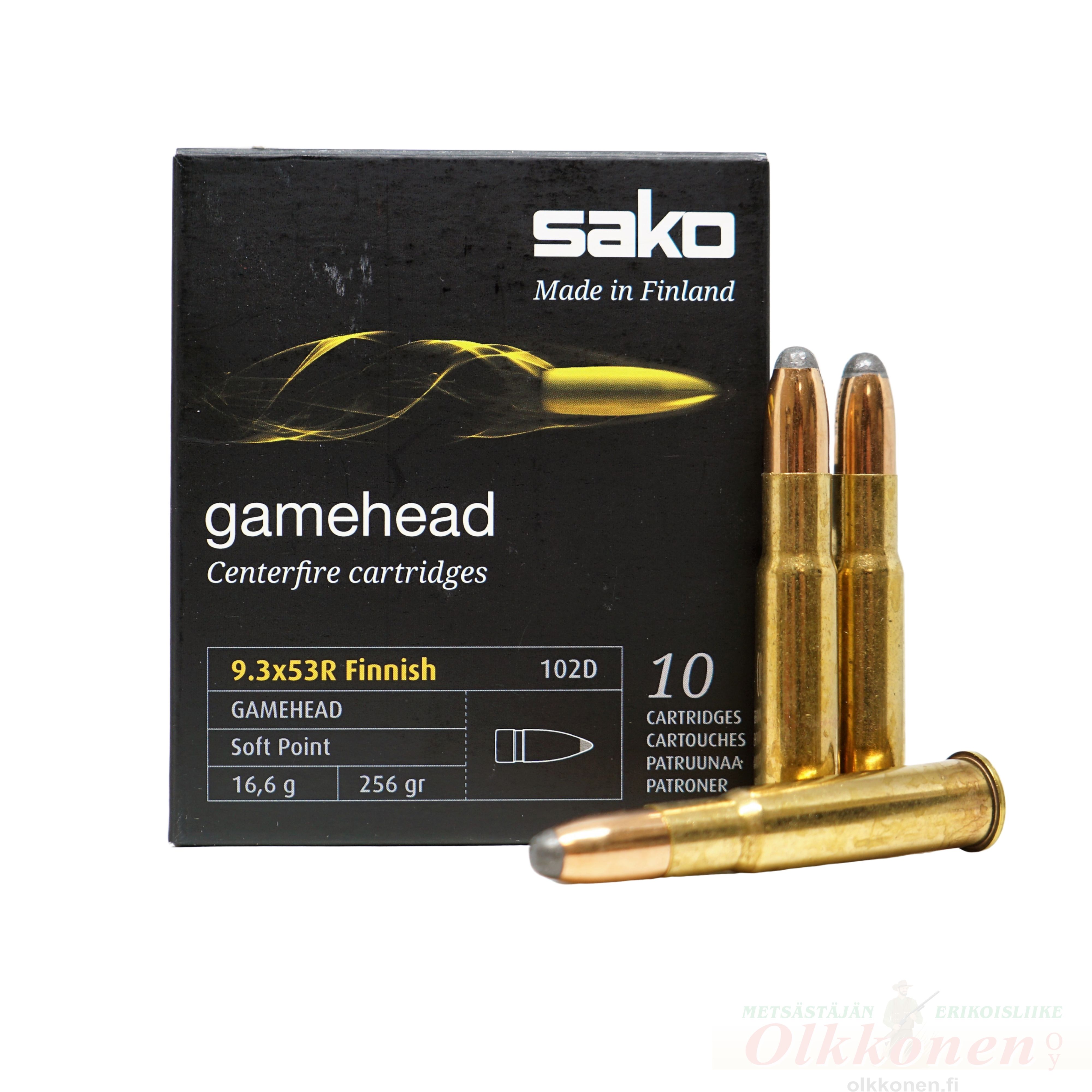 Sako Gamehead 9,3x53 R 16,6 g SP 102D 10kpl