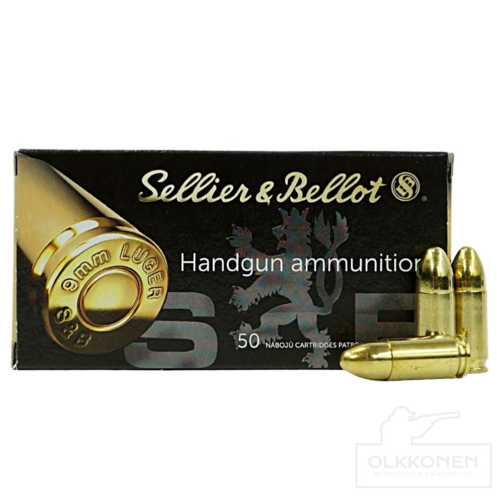 Sellier & Bellot  9mm luger/9mm para FMJ 8g