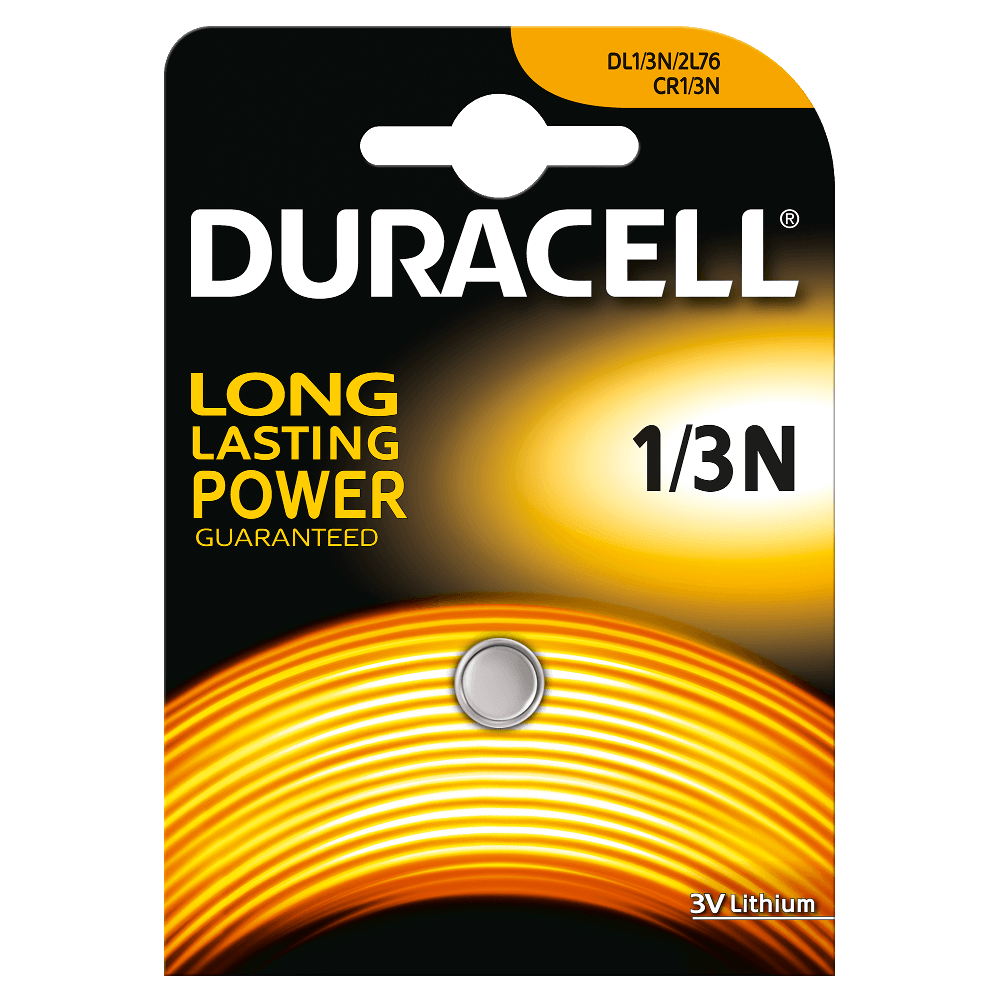 Duracell 1/3N  3V lithium  "nappiparisto"                                                                   