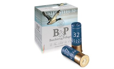 B&P Valle Steel 12/70 32g  nro 5 2,9 mm 25kpl/rs