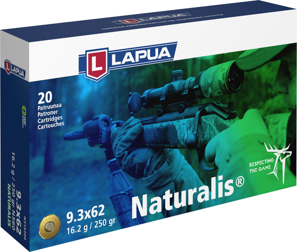 Lapua 9,3x62 Naturalis LR N560 16,2g  20kpl/rs                                                                