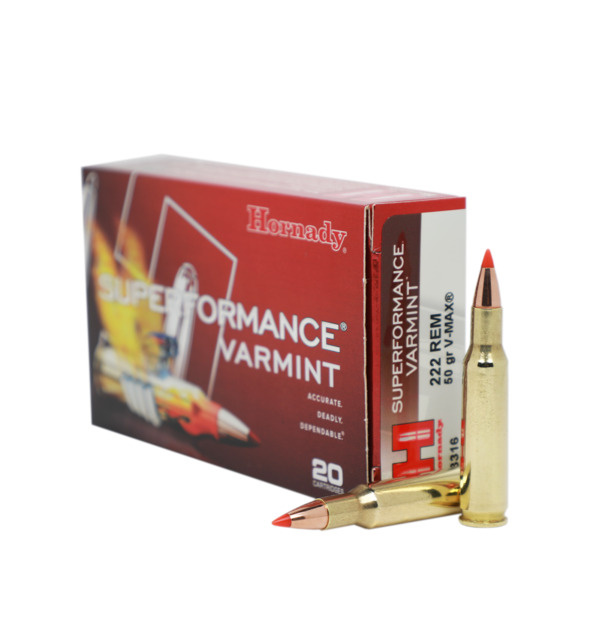 Hornady V-Max 222 Rem 3,24g 20 kpl/rs