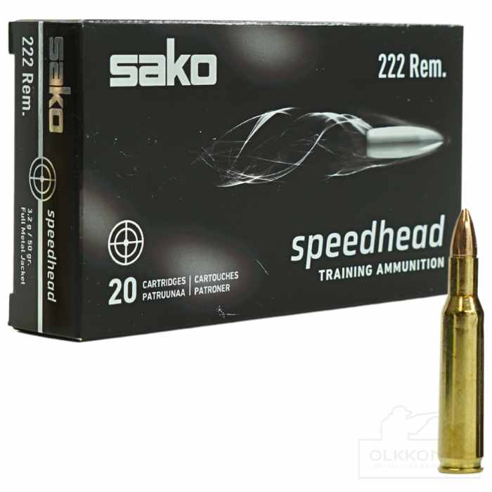 Sako .222 Rem Speedhead 3,2 g FMJ patruuna 105G