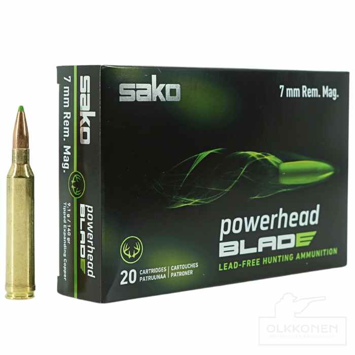 Sako 7 mm Rem.Mag.Powerhead Blade 9,1g 20 kpl/rs