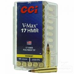 CCI .17 HMR V-Max patruuna 17gr 50 kpl / rs  777m/s