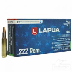 Lapua .222 Rem 3,2g Naturalis N566  20kpl/rs